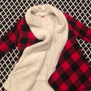 Buffalo plaid sweater